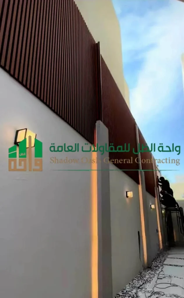 بديل الخشب للحوش - سواتر خشبية متحركة - مظلات وسواتر واحة الظل