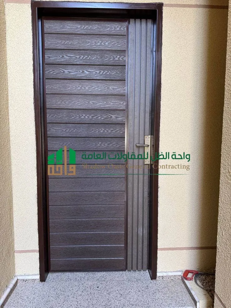 تركيب بديل الخشب على الابواب