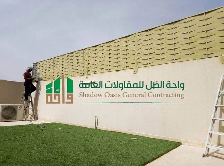 تركيب سواتر حديد مجدول