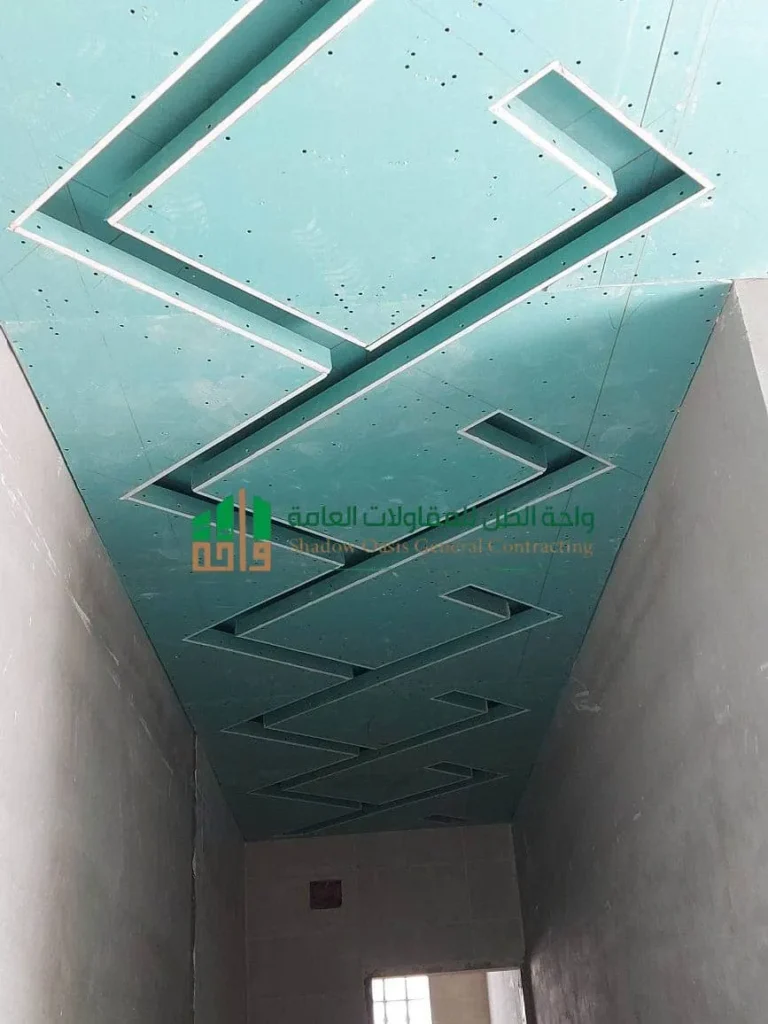 جبس بورد اسقف بسيطة جبس اسقف فلات